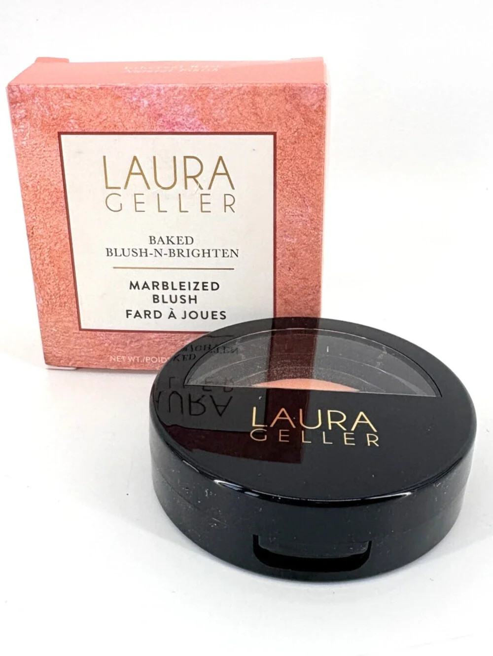 Laura Geller Baked Blush-n-Brighten Marbleized Blush Ethereal Rose .16 oz